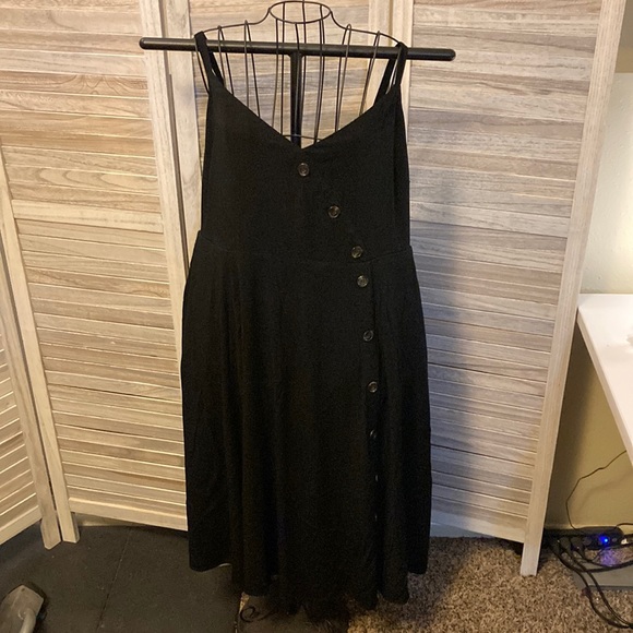 🆕❤️Torrid- Midi Challis Asymmetrical Button-Front Dress - Picture 4 of 15